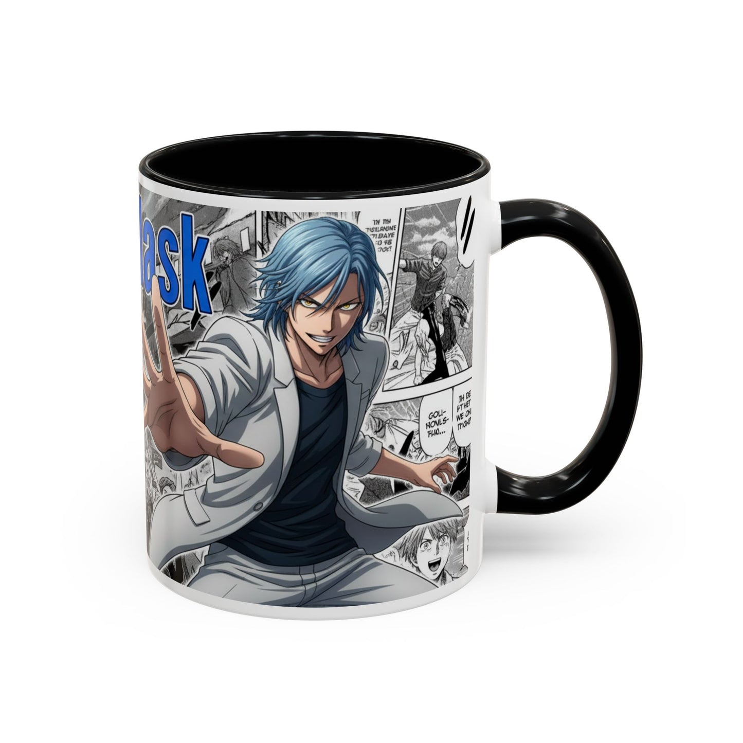 Anime Manga Accent Coffee Mug  Amai Mask Character Design (11/15oz)