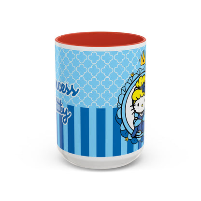 Princess Kitty Portrait Mug | Accent Coffee Mug