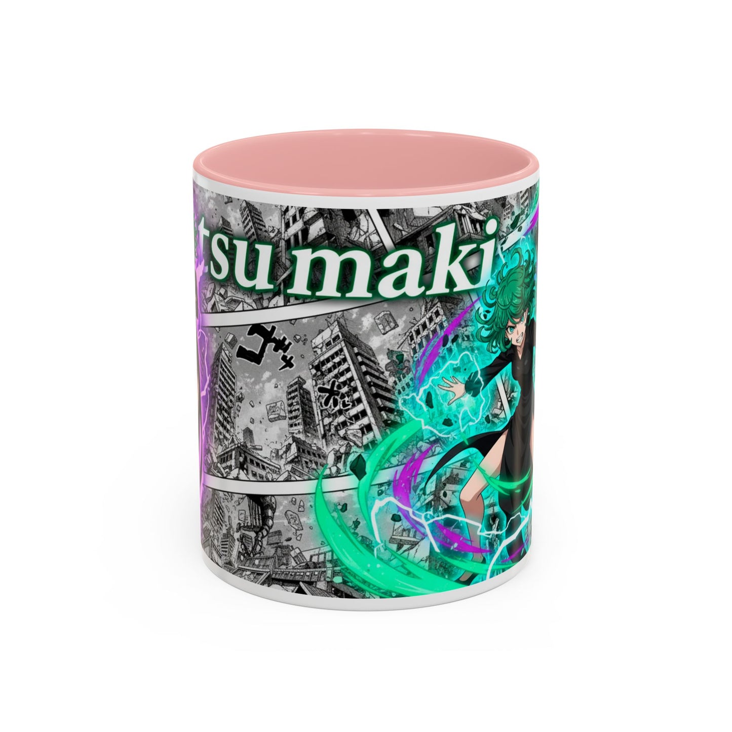 Accent Coffee Mug - Anime Girl Psychic Power Design (11/15oz)