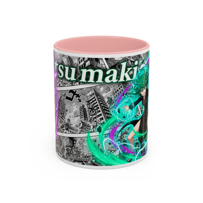 Accent Coffee Mug - Anime Girl Psychic Power Design (11/15oz)