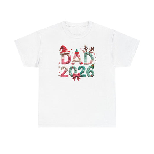 Dad 2026 Christmas T-Shirt Festive Holiday Dad Tee