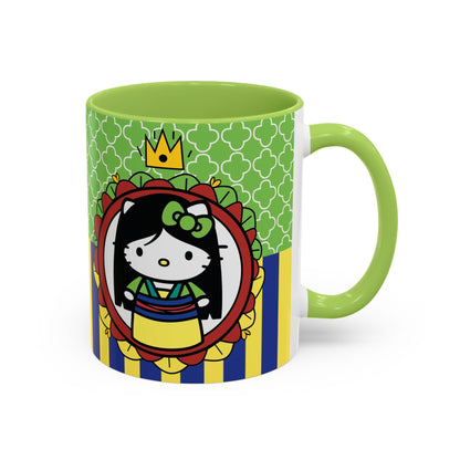 Cute Princess Kitty Mug | Accent Coffee Mug