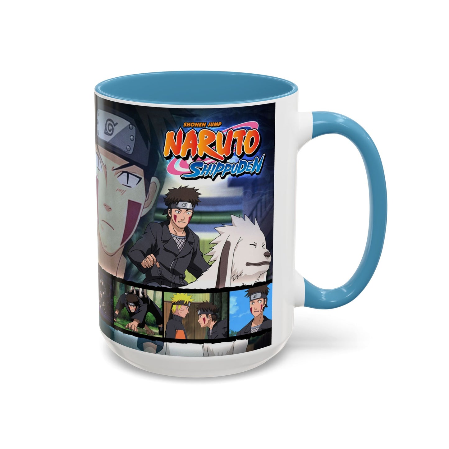 Kiba Collage Coffee Mug | Naruto Shippuden Design (11/15oz)