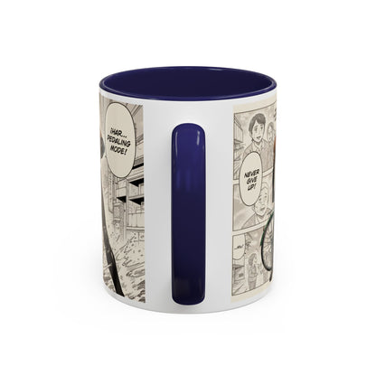 Mumen Rider Comic Panel Coffee Mug  Anime Hero Bike Design (11/15oz)