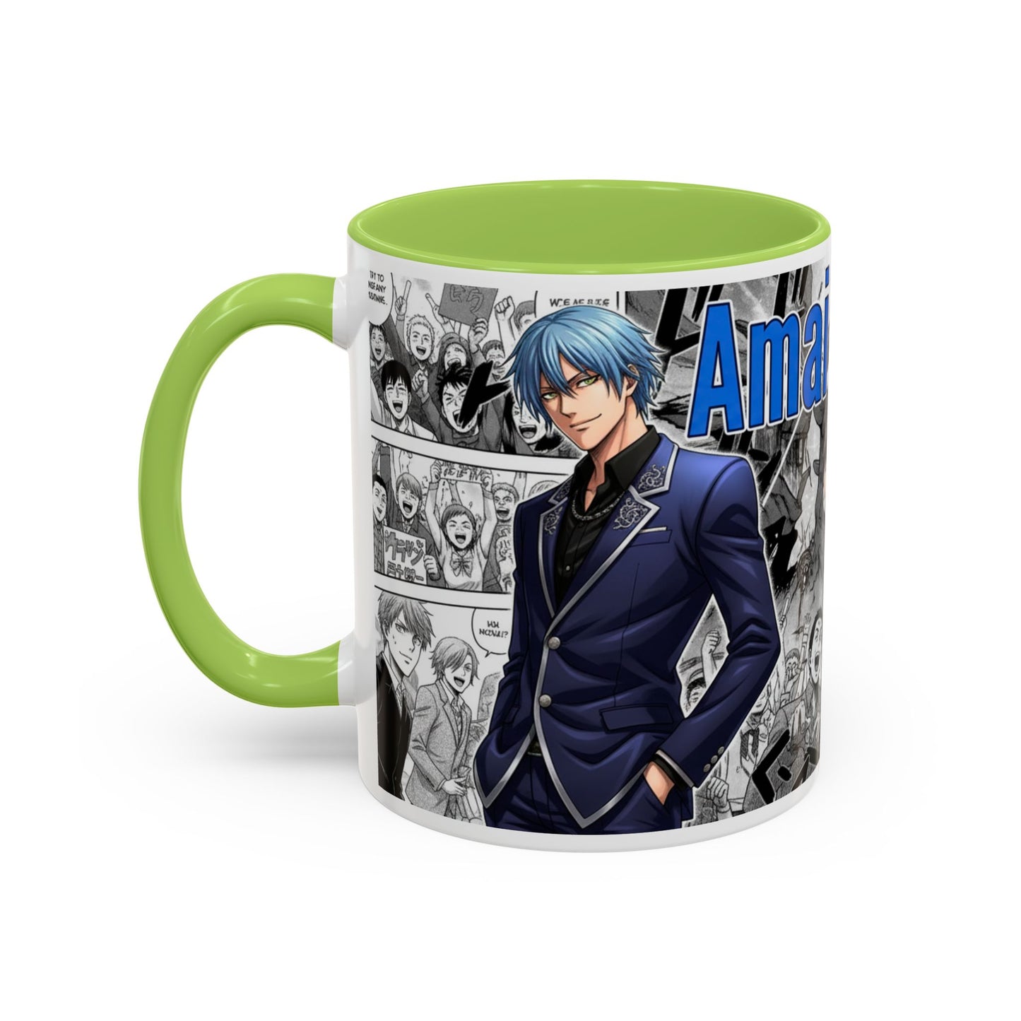 Anime Manga Accent Coffee Mug  Amai Mask Character Design (11/15oz)