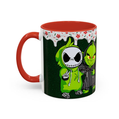 Grinch Merry Christmas Mug | Accent Coffee Mug 11oz 15oz