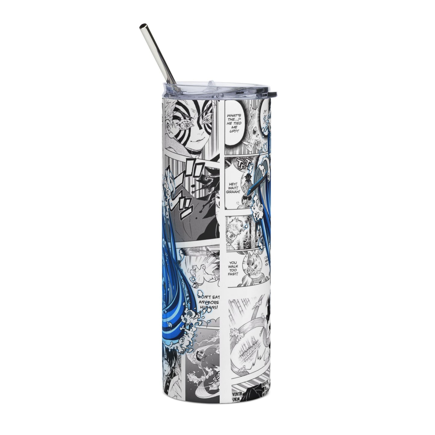Giyuu Tumbler | Demon Slayer Inspired 20oz Stainless Steel Tumbler
