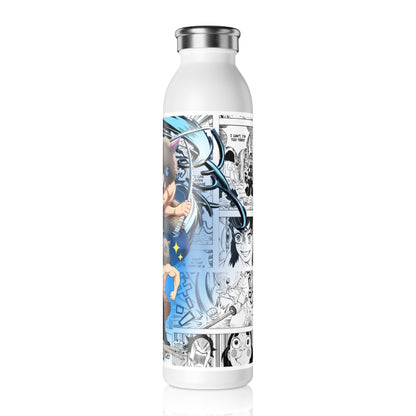 Slim Water Bottle  Anime Cat Mask Strength Manga Design