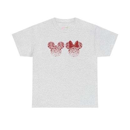 Mouse Hearts Tee | Mouse Ear Silhouette T-Shirt