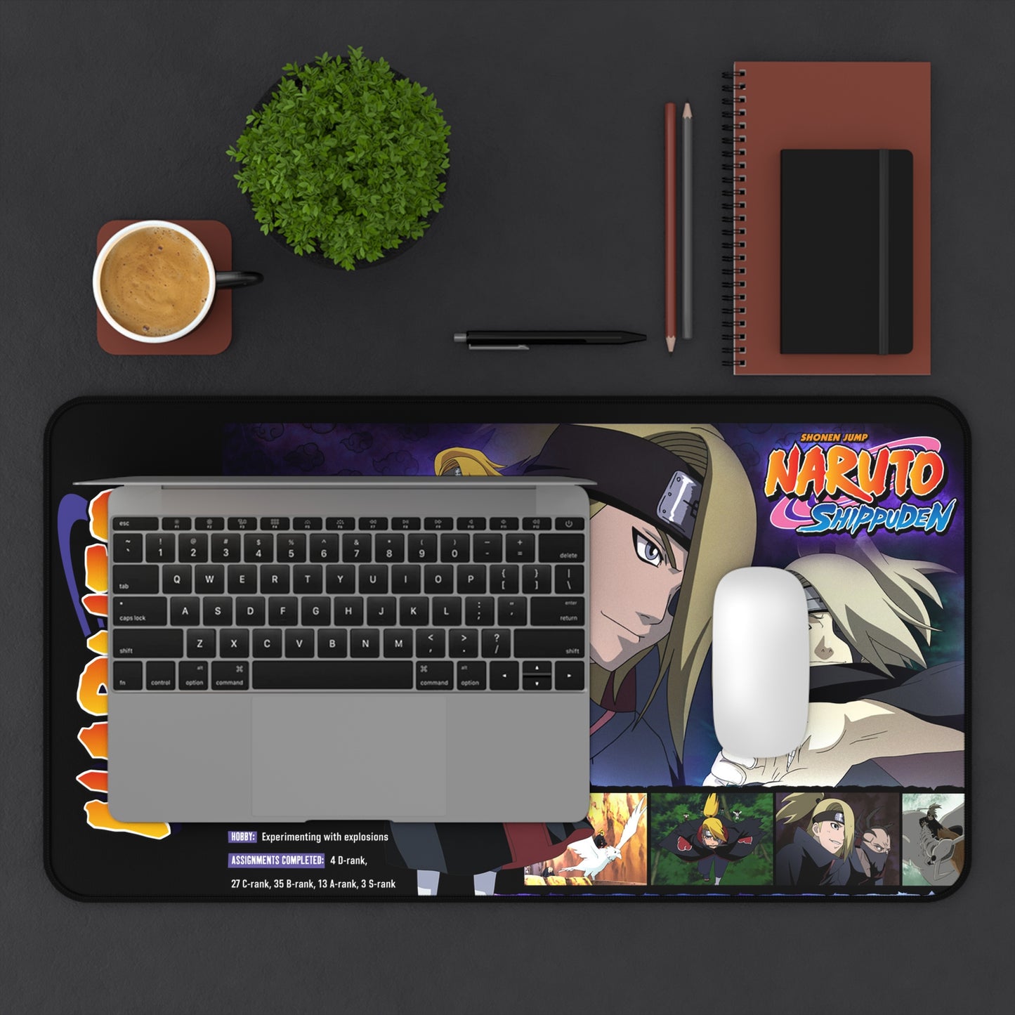 Deidara Desk Mat | Naruto Inspired Desk Mat