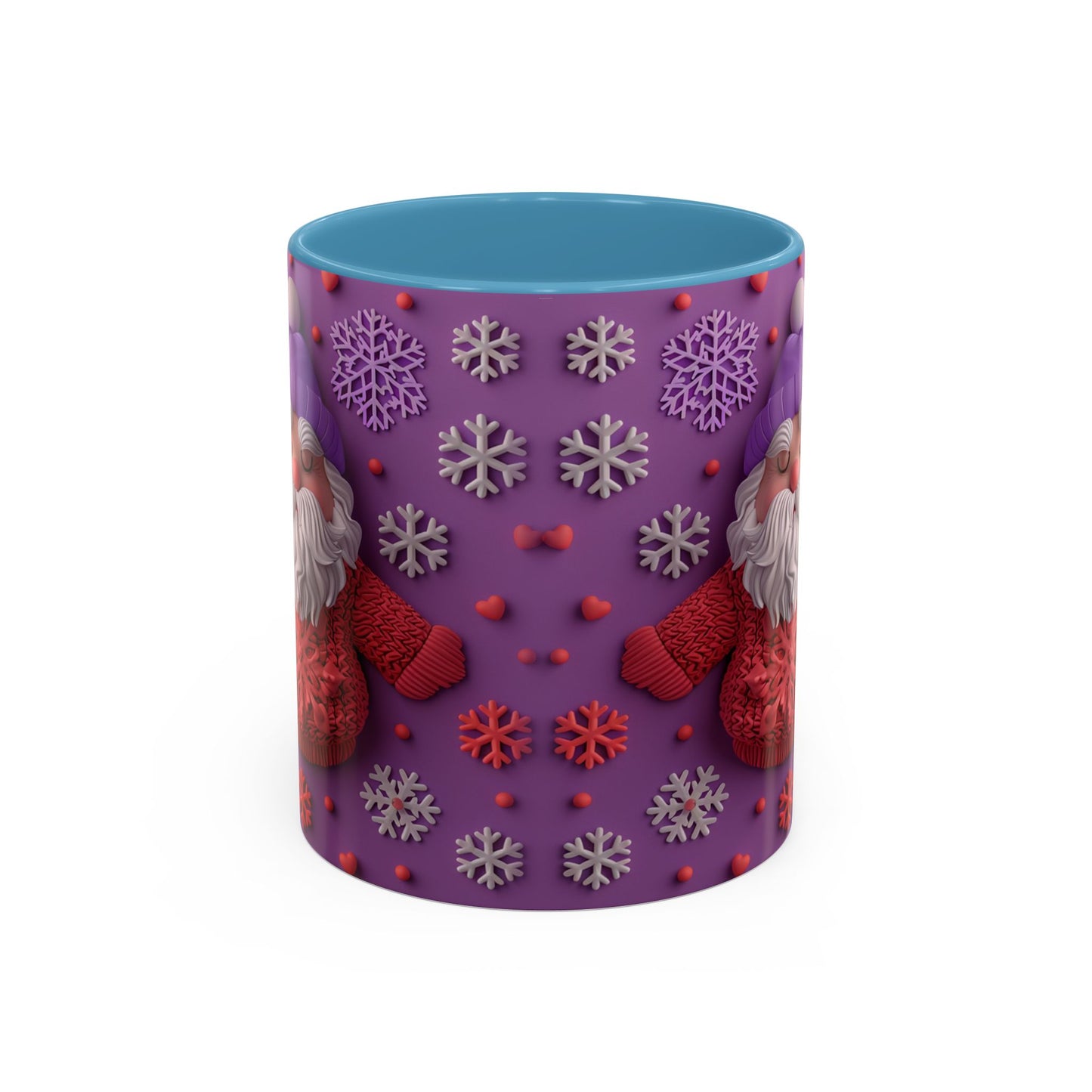 Knit Santa Pattern Mug | Accent Coffee Mug