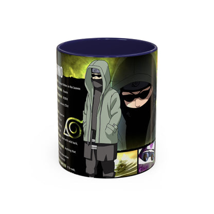 Naruto Shippuden Shino Aburame Accent Coffee Mug | Anime Character Fan Gift (11/15oz)