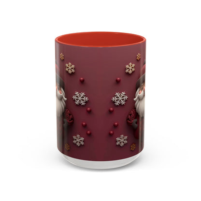 Cute Santa Face Holiday Mug | Christmas Accent Coffee Mug