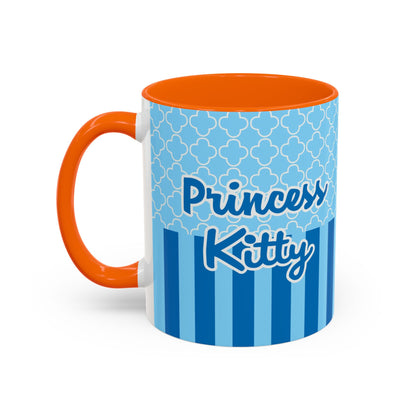 Princess Kitty Portrait Mug | Accent Coffee Mug