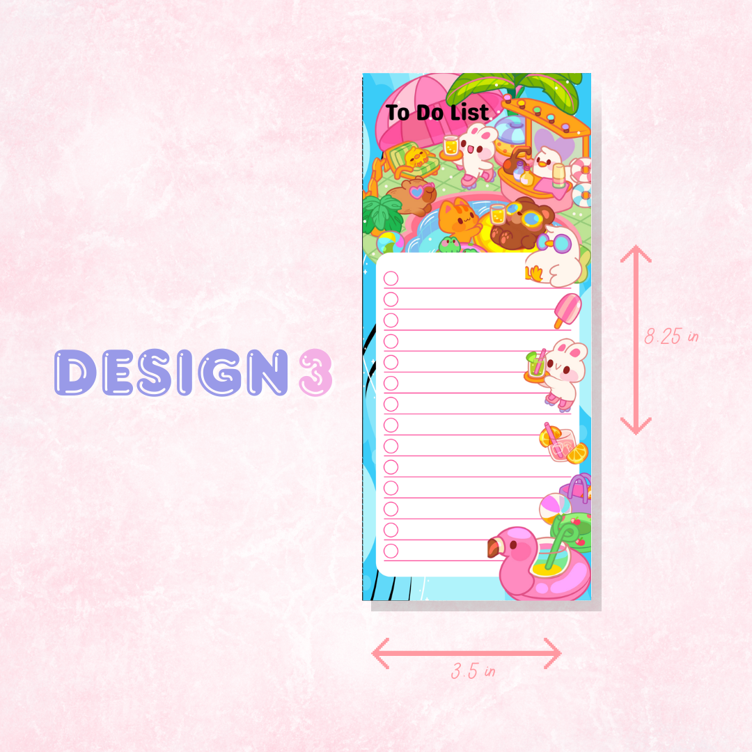 Kawaii To-Do-List Notepad | 50 Sheets