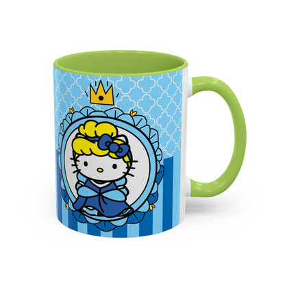 Princess Kitty Portrait Mug | Accent Coffee Mug