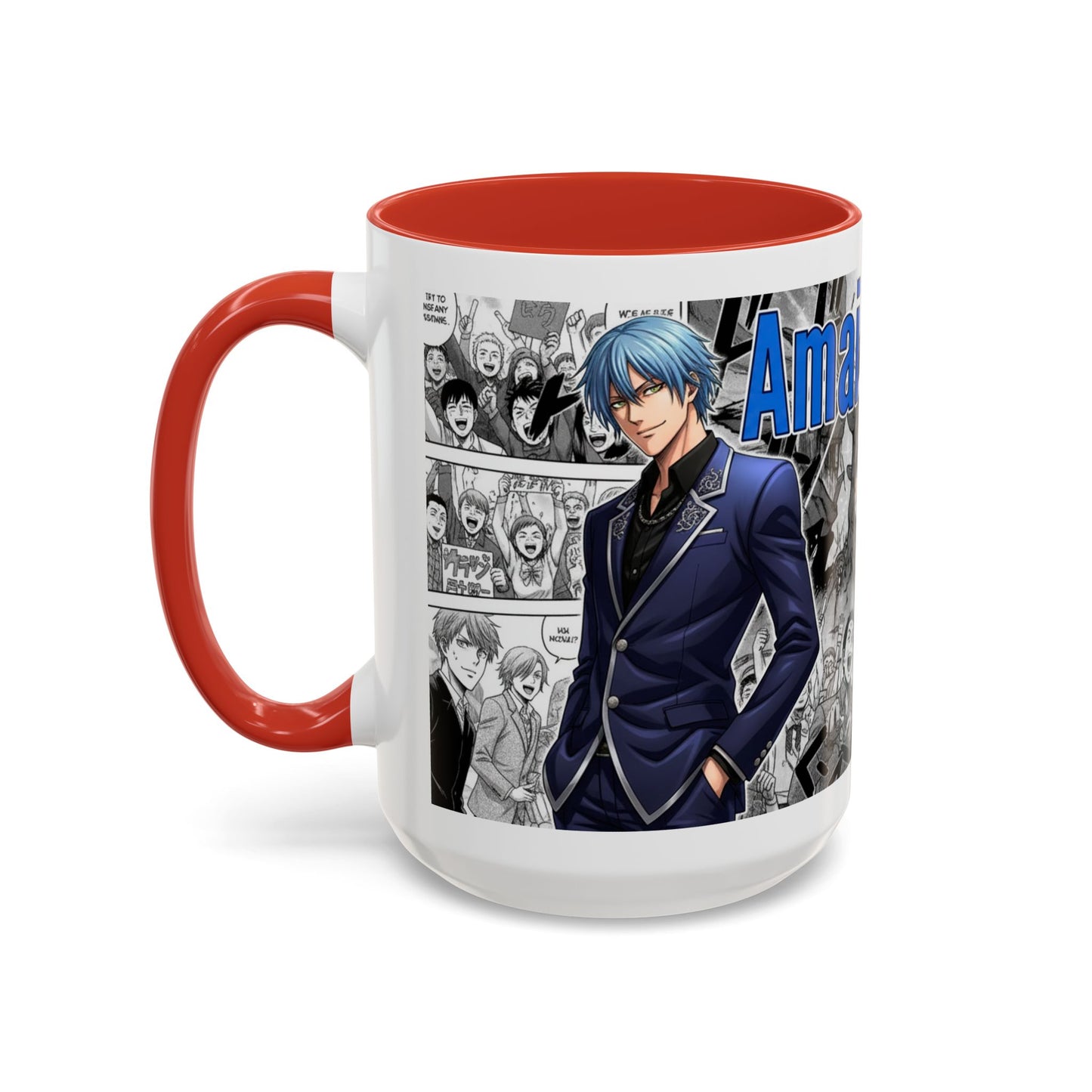 Anime Manga Accent Coffee Mug  Amai Mask Character Design (11/15oz)