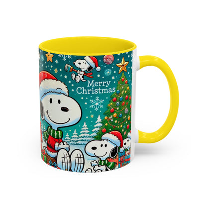 Beagle Christmas Mug | Accent Coffee Mug