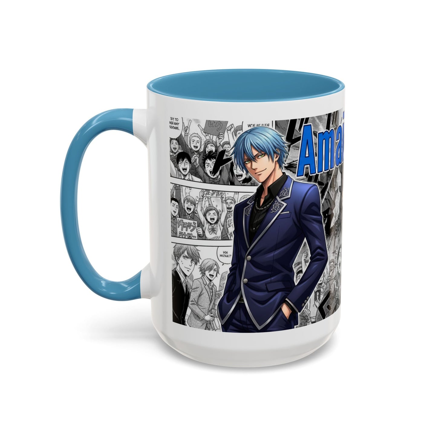 Anime Manga Accent Coffee Mug  Amai Mask Character Design (11/15oz)