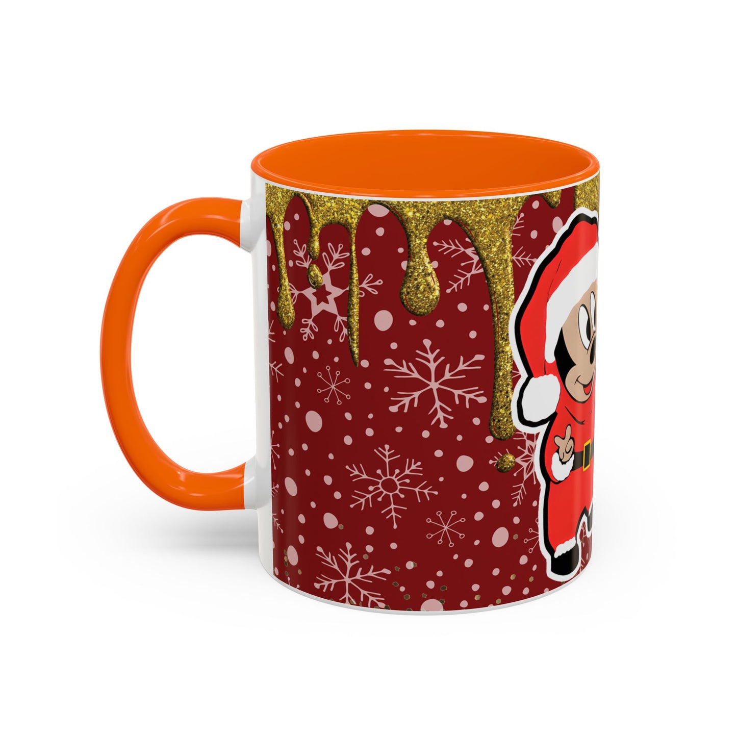 Grinch and Mouse Santa Mug | Accent Coffee Mug 11oz 15oz