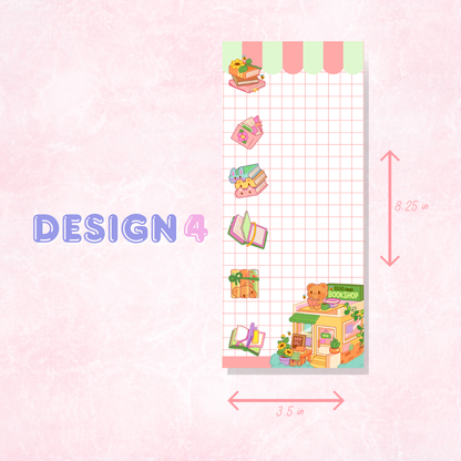 Kawaii Notepad | 50 Sheets (3.5in x 8.25 in)