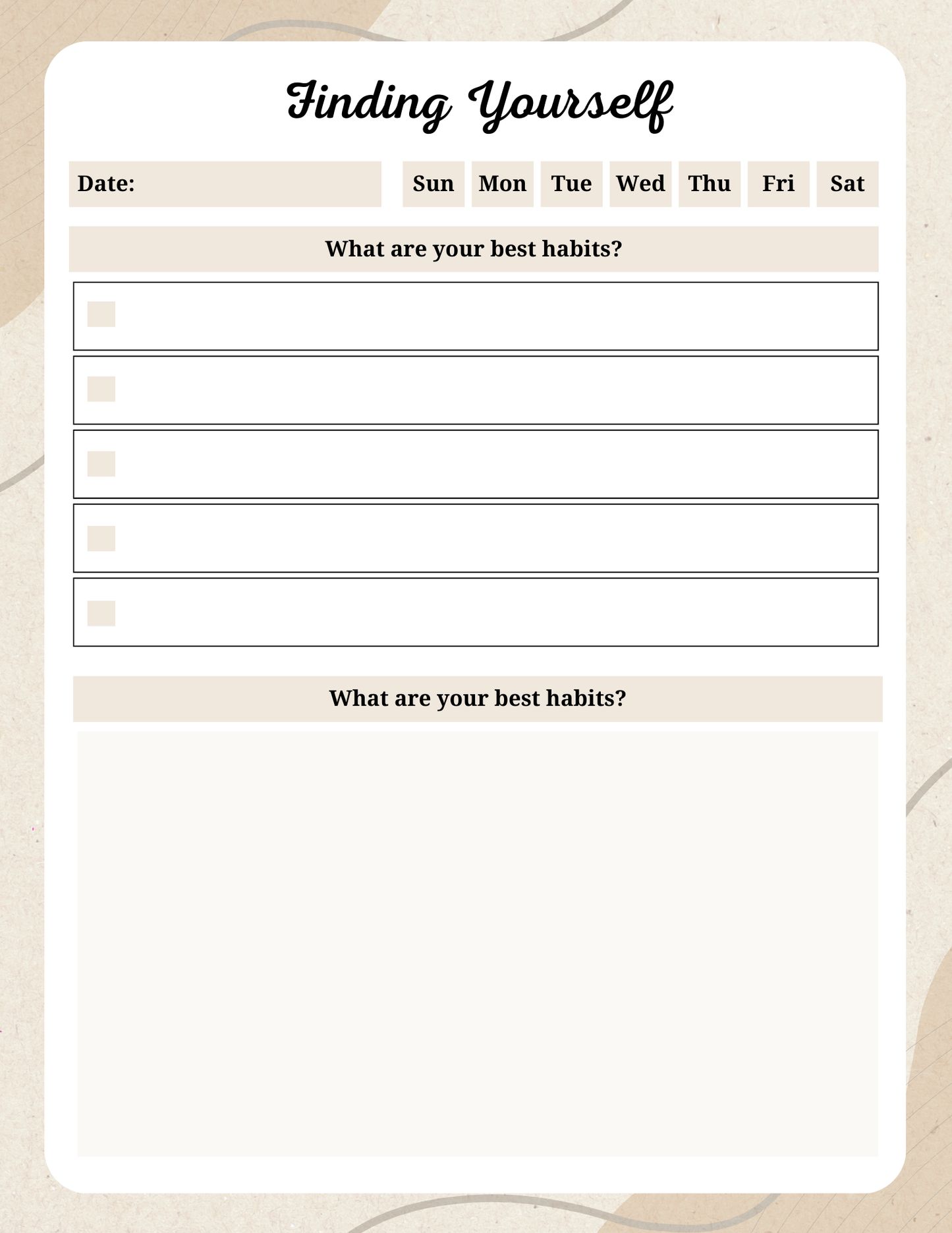 Self-Discovery Journal | Digital Download