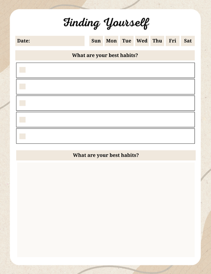 Self-Discovery Journal | Digital Download