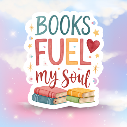 Book Lover Sticker Collection | Holographic Vinyl Water Resistant Stickers