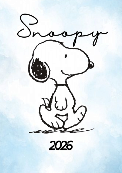 2026 Snoopy Inspired Planner | Digital Download