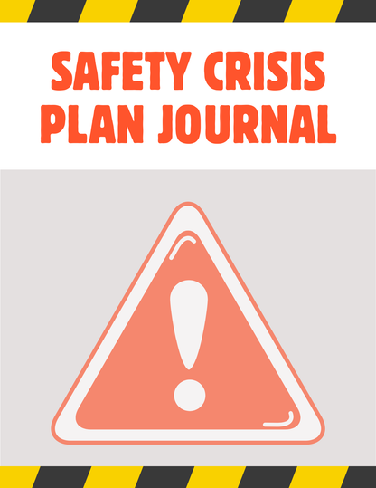 Safety Crisis Plan Journal | Digital Download