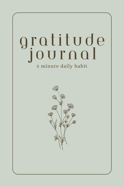 5 Minute Gratitude Journal | Digital Download