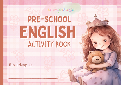 Pink Pre-school Activity Book | Digital Download