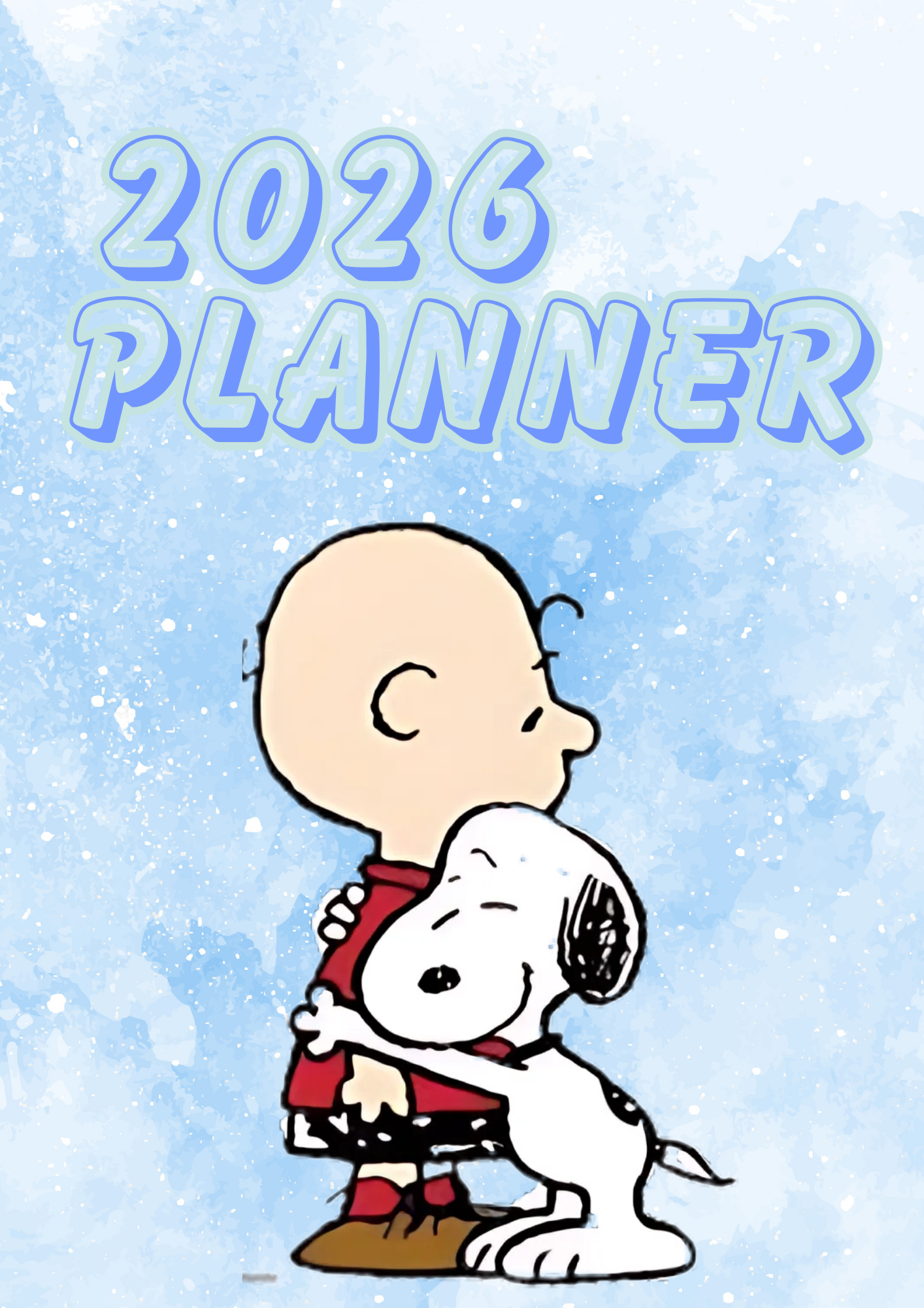 Snoopy Inspired 2026 Planner | Digital Download