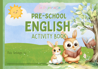 Pre-school Activity Book - Animal Theme | Digital Download