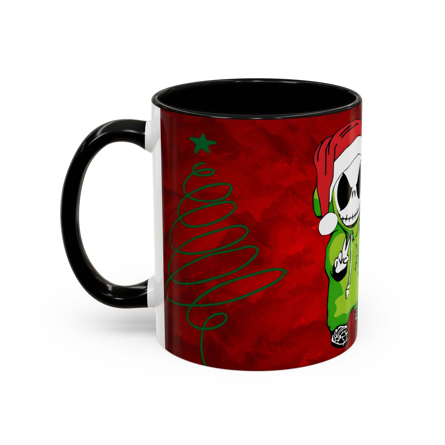 Grinch Jack Skellington Christmas Mug | Accent Coffee Mug