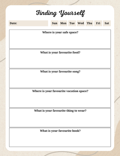 Self-Discovery Journal | Digital Download