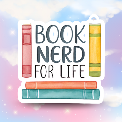 Book Lover Sticker Collection | Holographic Vinyl Water Resistant Stickers