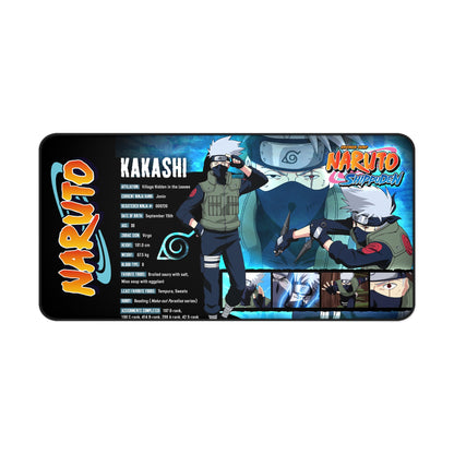 Naruto Kakashi Desk Mat | Anime Gaming Mousepad