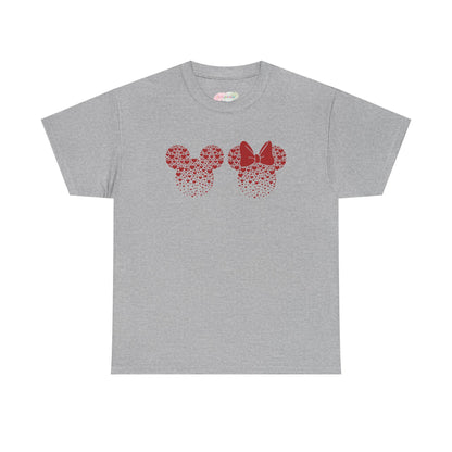 Mouse Hearts Tee | Mouse Ear Silhouette T-Shirt