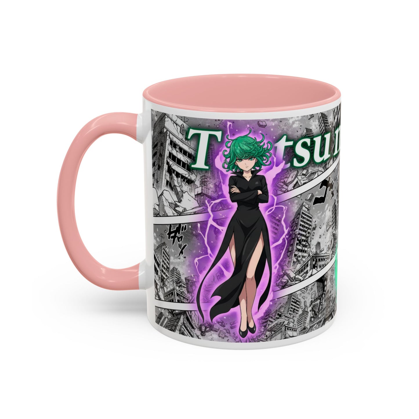 Accent Coffee Mug - Anime Girl Psychic Power Design (11/15oz)