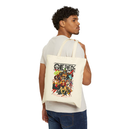 One Piece Crew Canvas Tote Bag | One Piece Inspired Tote Bag