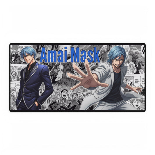 Amai Mask Anime Desk Mat | One Punch Man Inspired Desk Mat