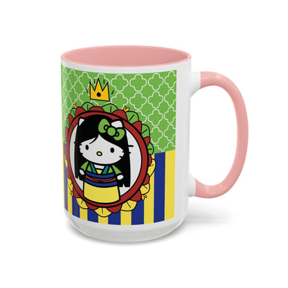Cute Princess Kitty Mug | Accent Coffee Mug