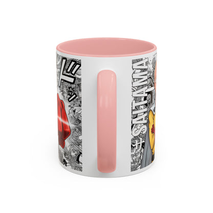 Saitama Mug |One Punch Man Inspired Collage Accent Mug (11/15 oz)
