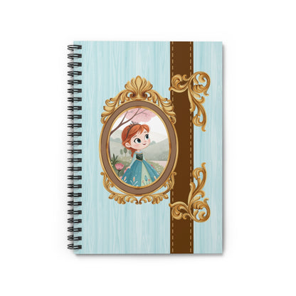 Vintage Portrait Princess Spiral Notebook | Ruled Journal