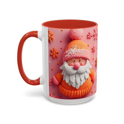 Cute Santa Gnome mug | Accent Coffee Mug 11oz 15oz