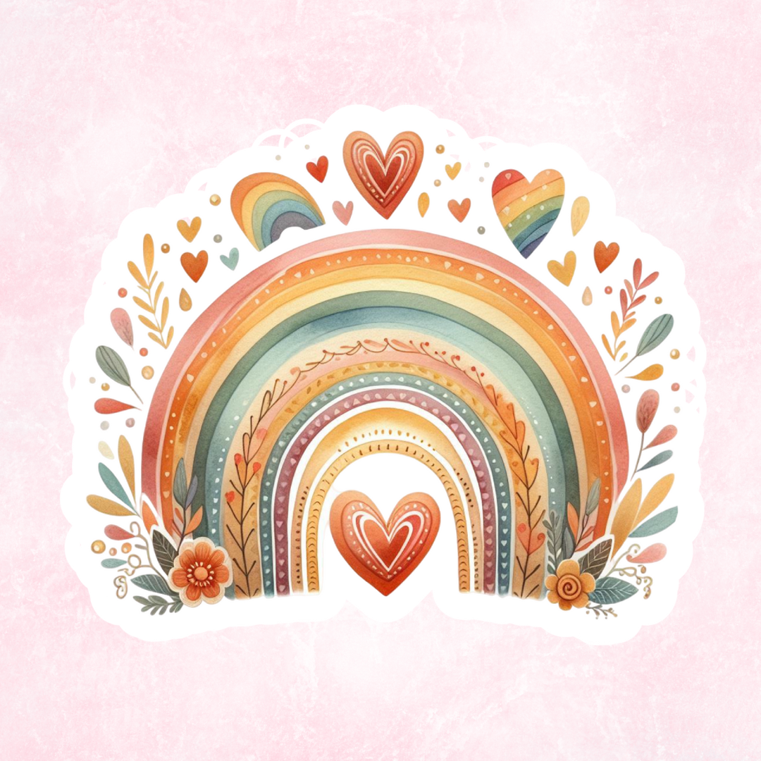 Holographic Rainbow Sticker Collection | Vinyl Water Resistant Stickers