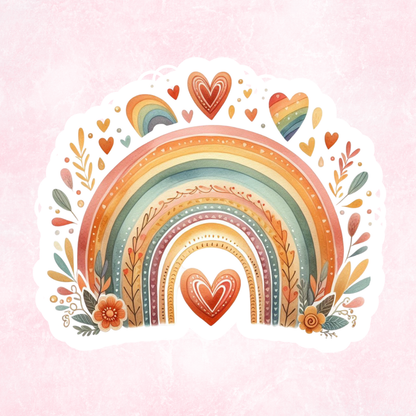 Holographic Rainbow Sticker Collection | Vinyl Water Resistant Stickers