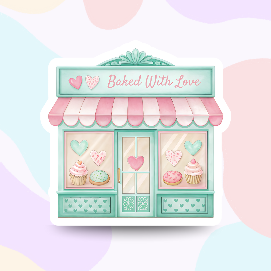 Village Shop Collection | Glossy Vinyl Stickers