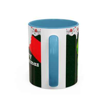 Grinch Merry Christmas Mug | Accent Coffee Mug 11oz 15oz